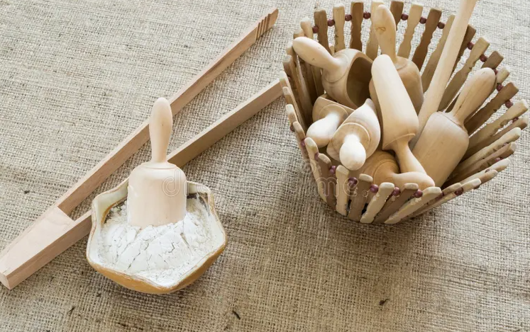 Arrowroot plant roots and powder